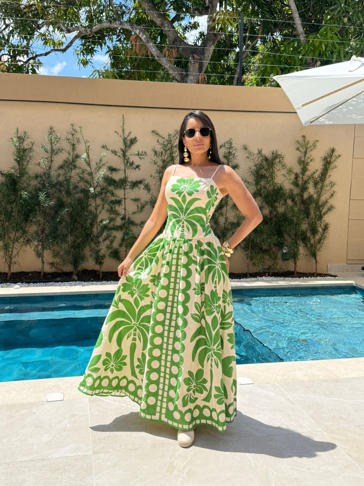 Maxi Dress Verde — Prêt à Porter Santo Domingo